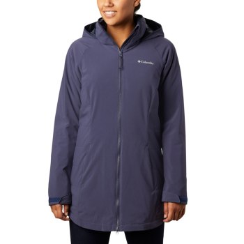 Columbia Ženske Jakne - Cleveland Crest Long Tamnoplave | LGDP-65932
